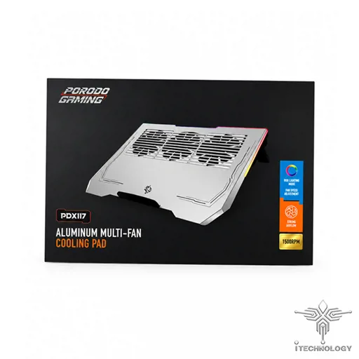 Laptop Cooling Fan PORODO PDX117 تصویر 4